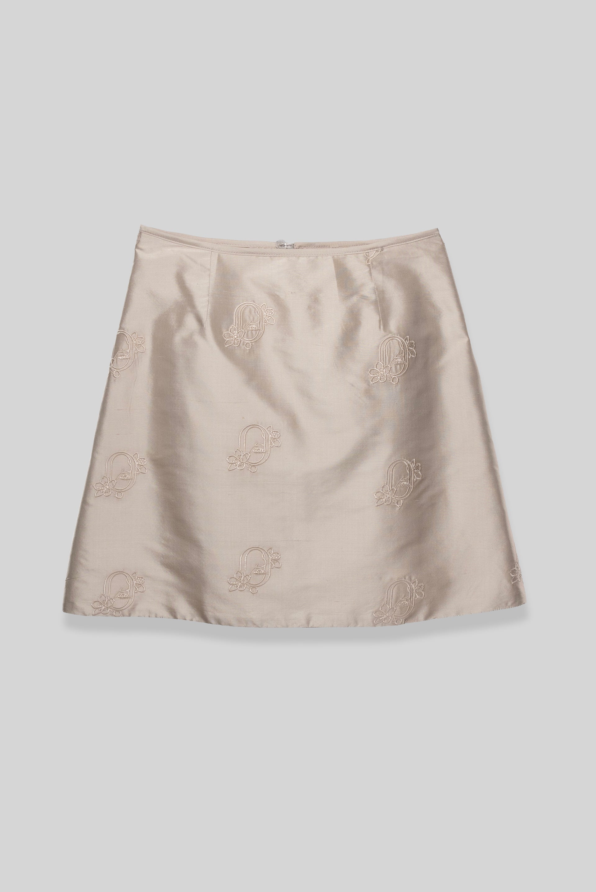 PAREL İŞLEMELİ İPEK ETEK