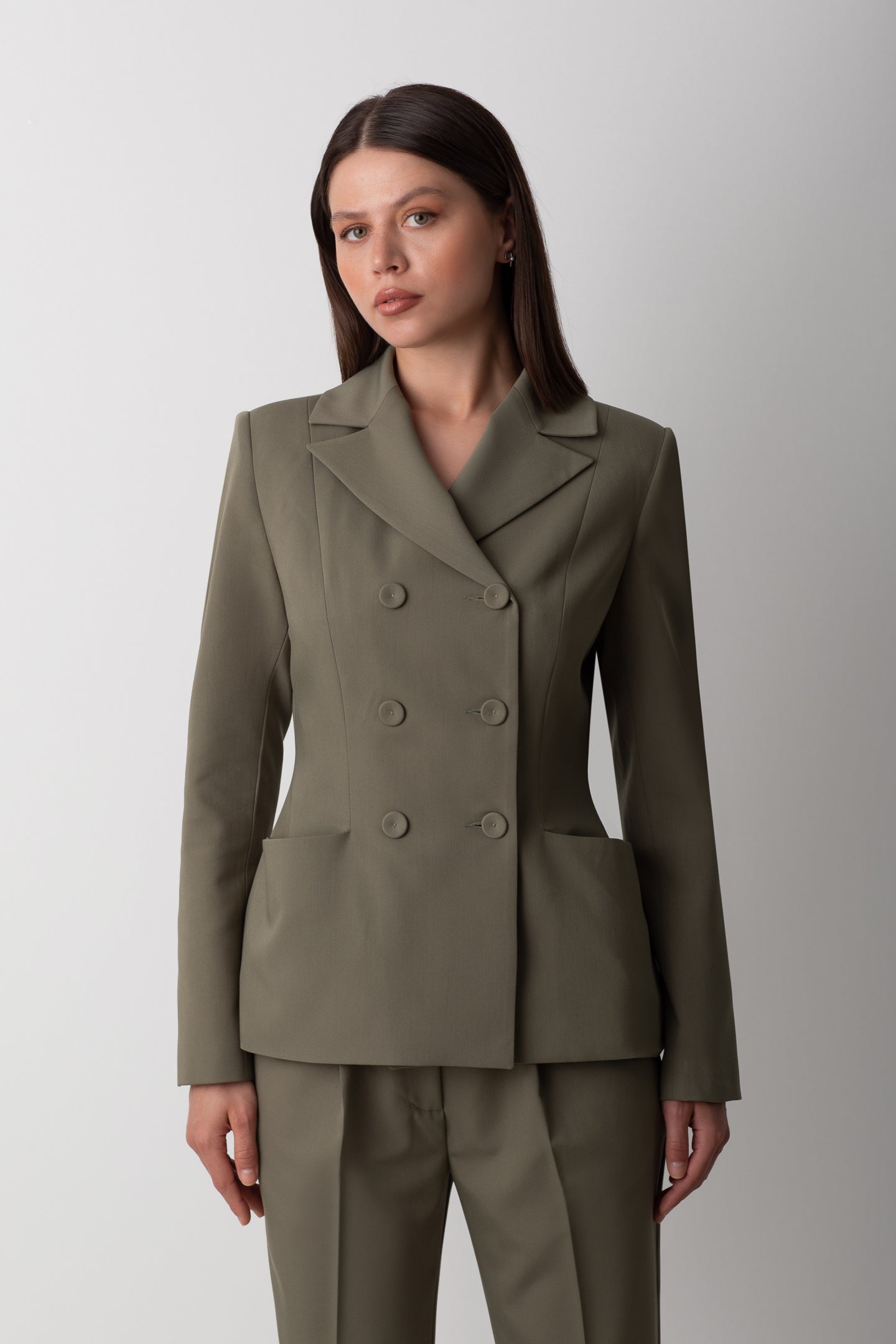 CEP DETAYLI YAĞ YEŞİLİ CEKET