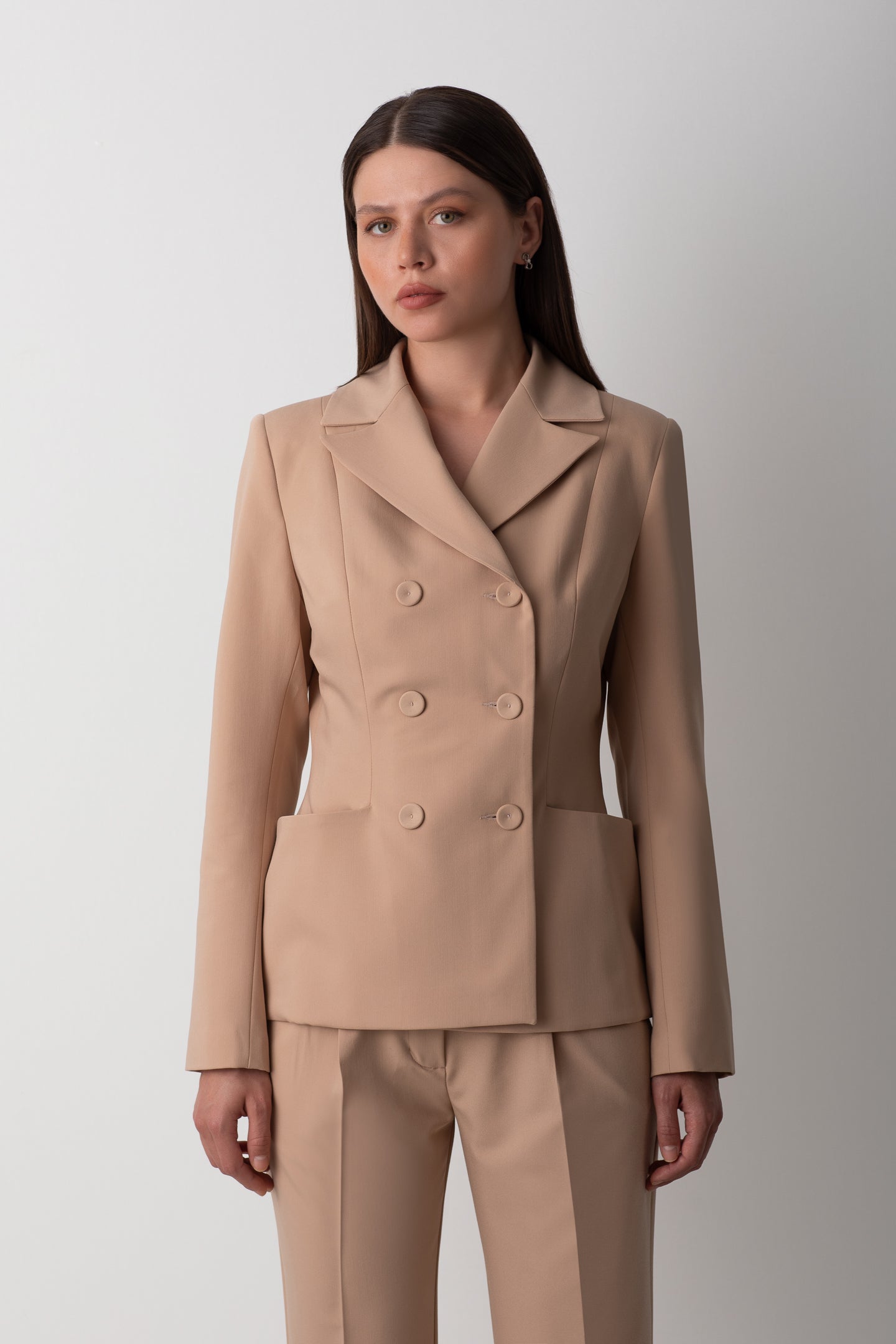 CEP DETAYLI SÜTLÜ KAHVE CEKET