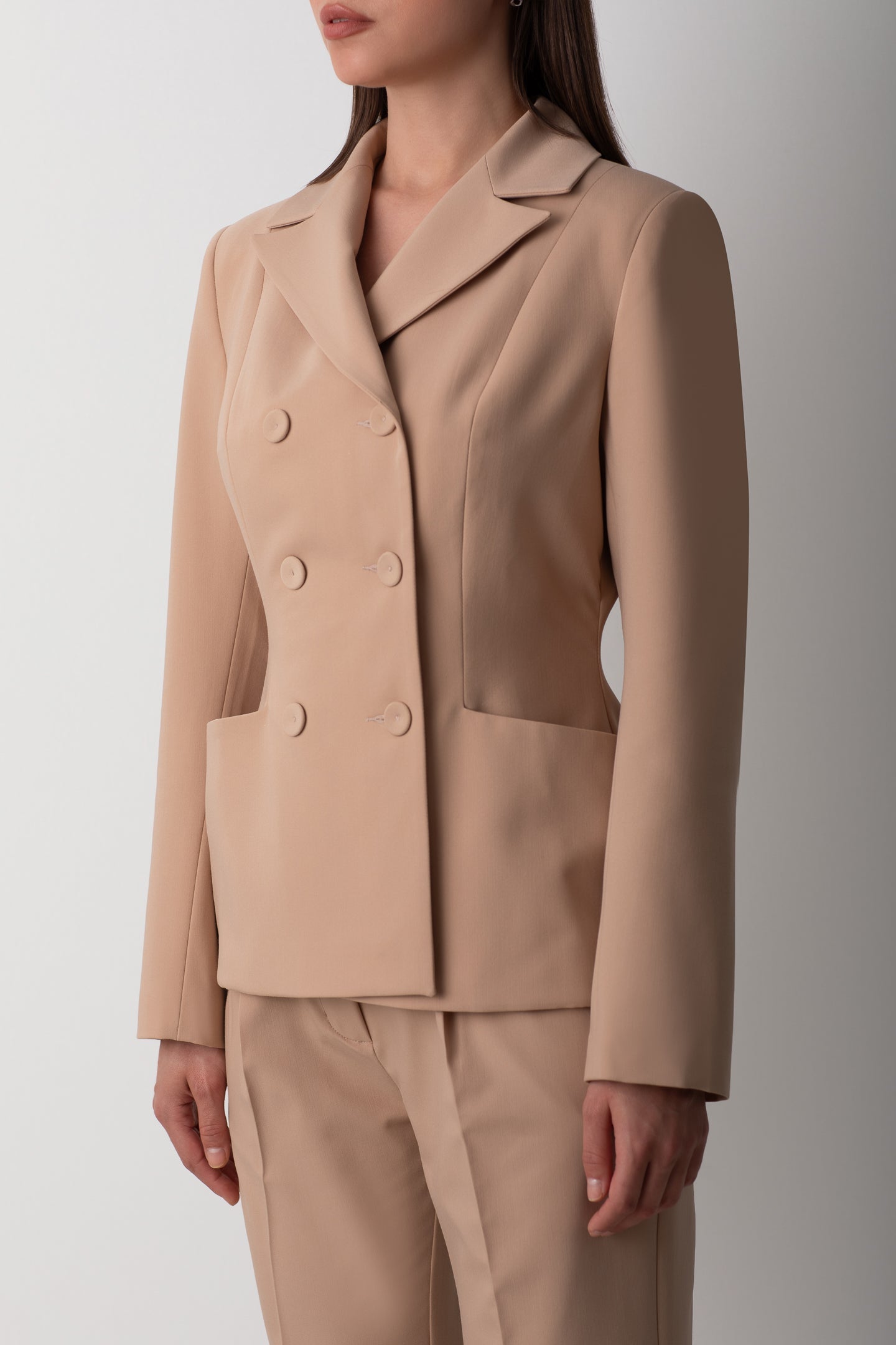 CEP DETAYLI SÜTLÜ KAHVE CEKET