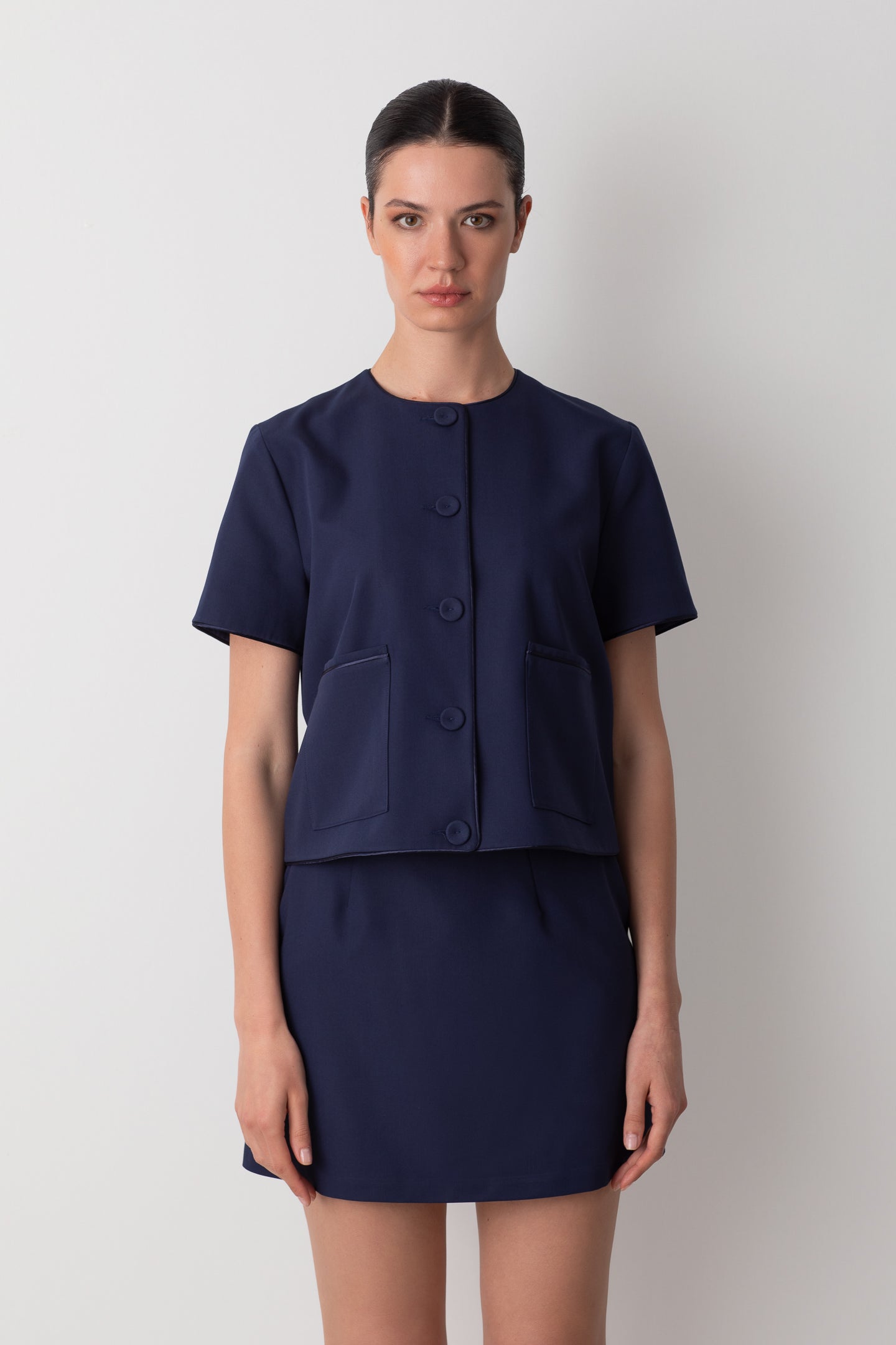 MİNİ LACİVERT ETEK