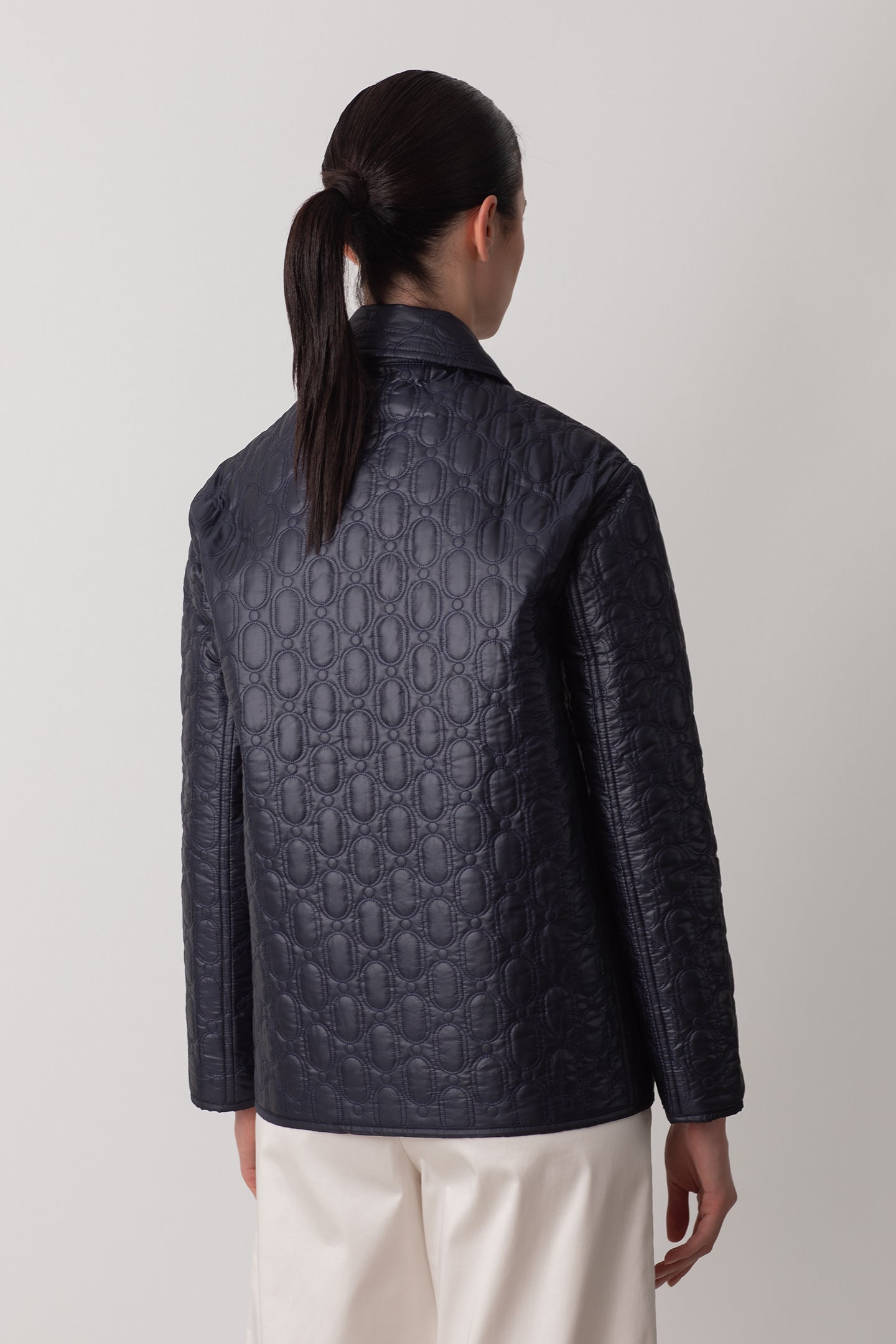 KAPİTONE PAREL CEKET - LACİVERT