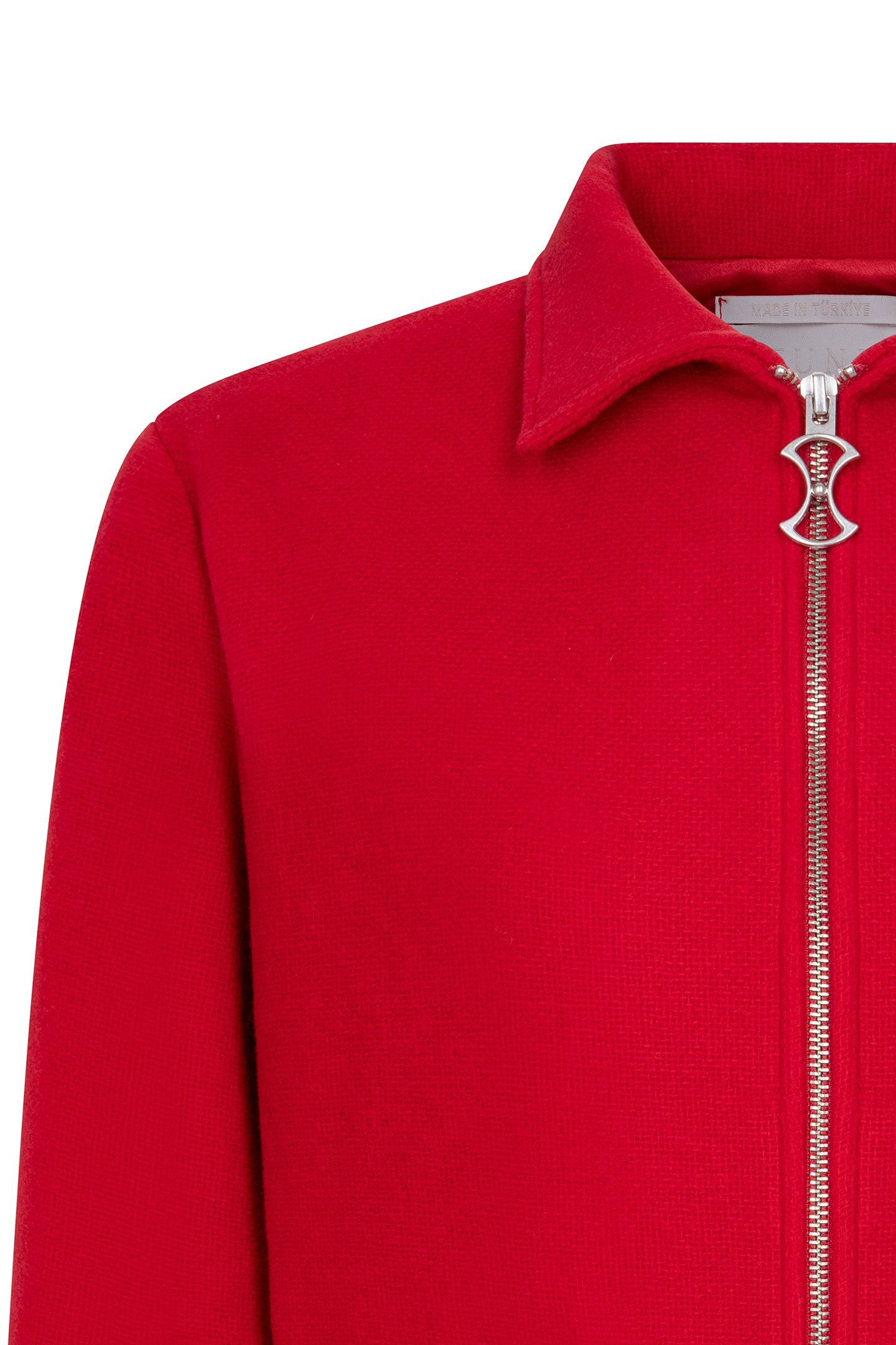 SCARLET YÜN PAREL İŞLEMELİ CEKET